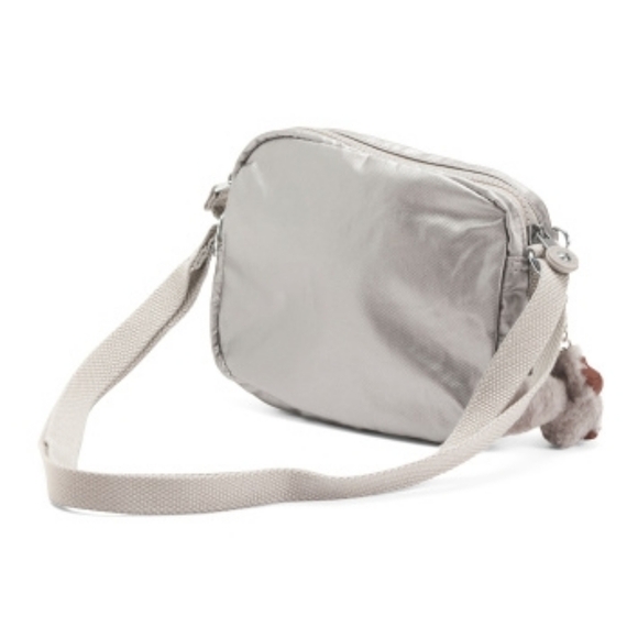 Kipling Hubei Metallic Beige Crossbody Bag - Picture 5 of 5
